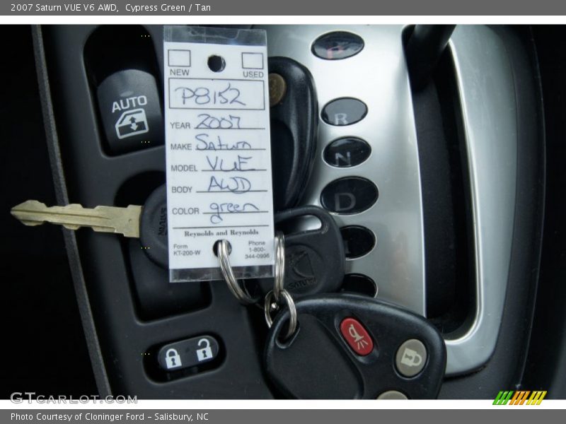 Cypress Green / Tan 2007 Saturn VUE V6 AWD