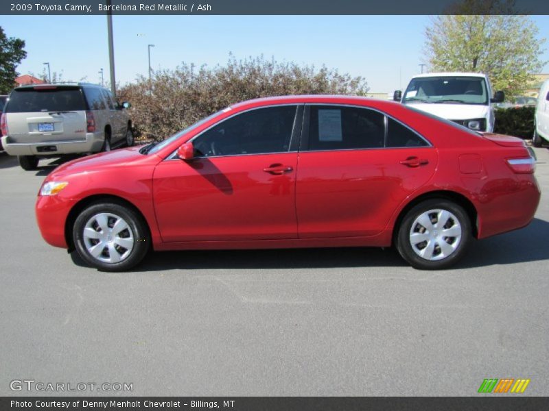 Barcelona Red Metallic / Ash 2009 Toyota Camry