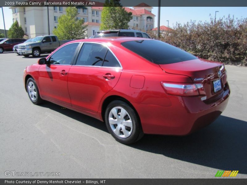Barcelona Red Metallic / Ash 2009 Toyota Camry