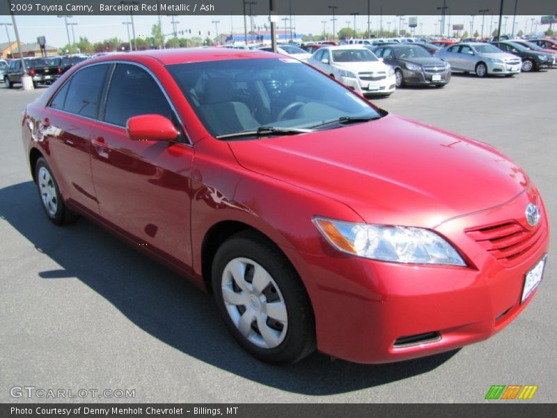 Barcelona Red Metallic / Ash 2009 Toyota Camry