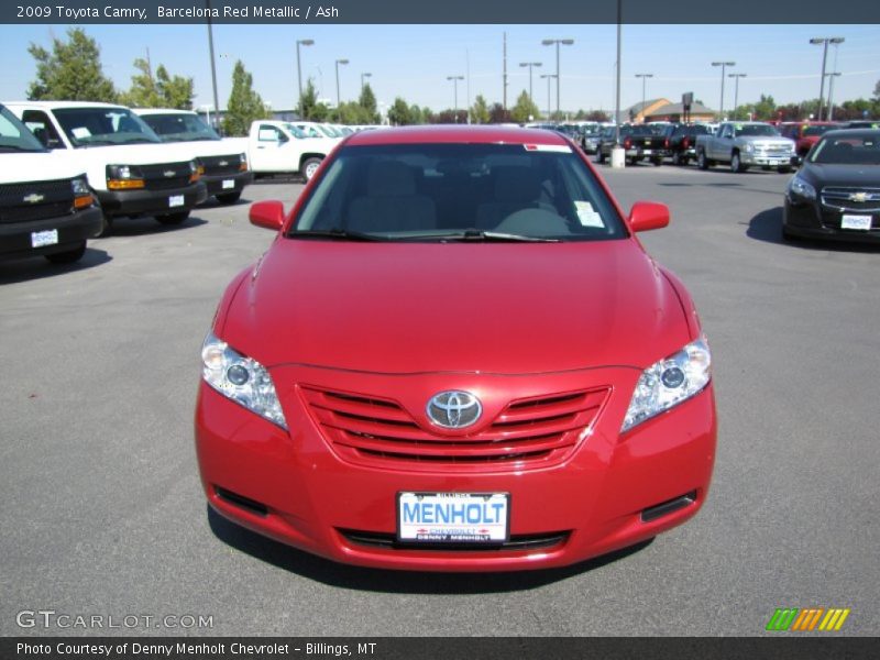 Barcelona Red Metallic / Ash 2009 Toyota Camry