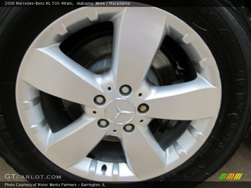 Alabaster White / Macadamia 2006 Mercedes-Benz ML 500 4Matic