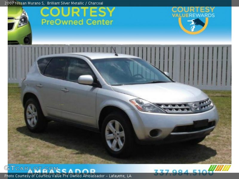 Brilliant Silver Metallic / Charcoal 2007 Nissan Murano S