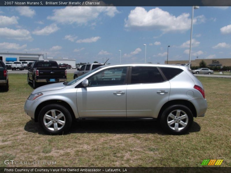 Brilliant Silver Metallic / Charcoal 2007 Nissan Murano S
