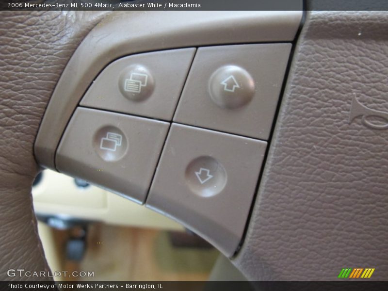 Alabaster White / Macadamia 2006 Mercedes-Benz ML 500 4Matic