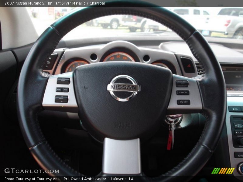 Brilliant Silver Metallic / Charcoal 2007 Nissan Murano S