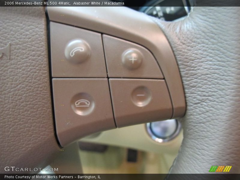 Alabaster White / Macadamia 2006 Mercedes-Benz ML 500 4Matic