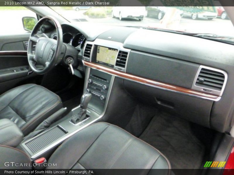 Sangria Red Metallic / Dark Charcoal 2010 Lincoln MKZ AWD