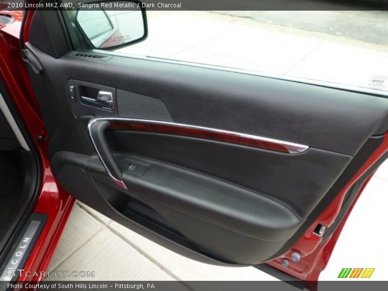 Sangria Red Metallic / Dark Charcoal 2010 Lincoln MKZ AWD