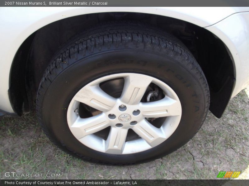 Brilliant Silver Metallic / Charcoal 2007 Nissan Murano S
