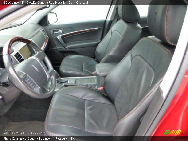 Sangria Red Metallic / Dark Charcoal 2010 Lincoln MKZ AWD