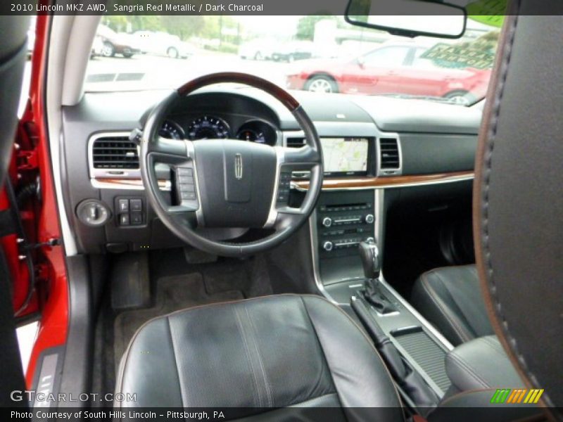 Sangria Red Metallic / Dark Charcoal 2010 Lincoln MKZ AWD