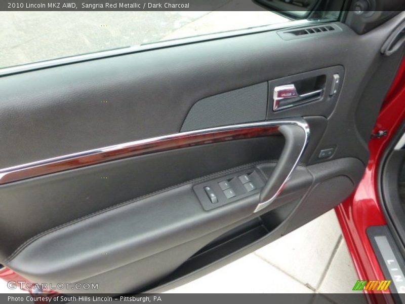 Sangria Red Metallic / Dark Charcoal 2010 Lincoln MKZ AWD