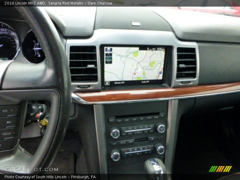 Sangria Red Metallic / Dark Charcoal 2010 Lincoln MKZ AWD