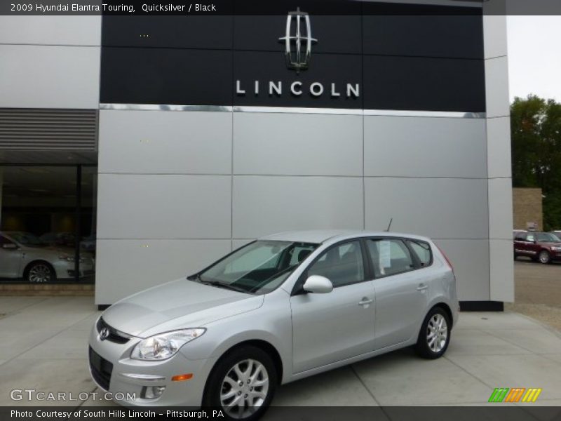 Quicksilver / Black 2009 Hyundai Elantra Touring