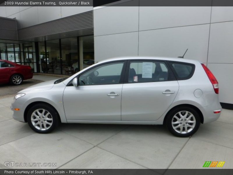Quicksilver / Black 2009 Hyundai Elantra Touring