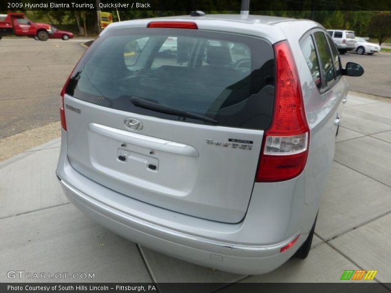 Quicksilver / Black 2009 Hyundai Elantra Touring