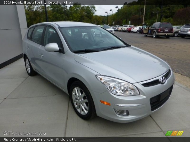 Quicksilver / Black 2009 Hyundai Elantra Touring