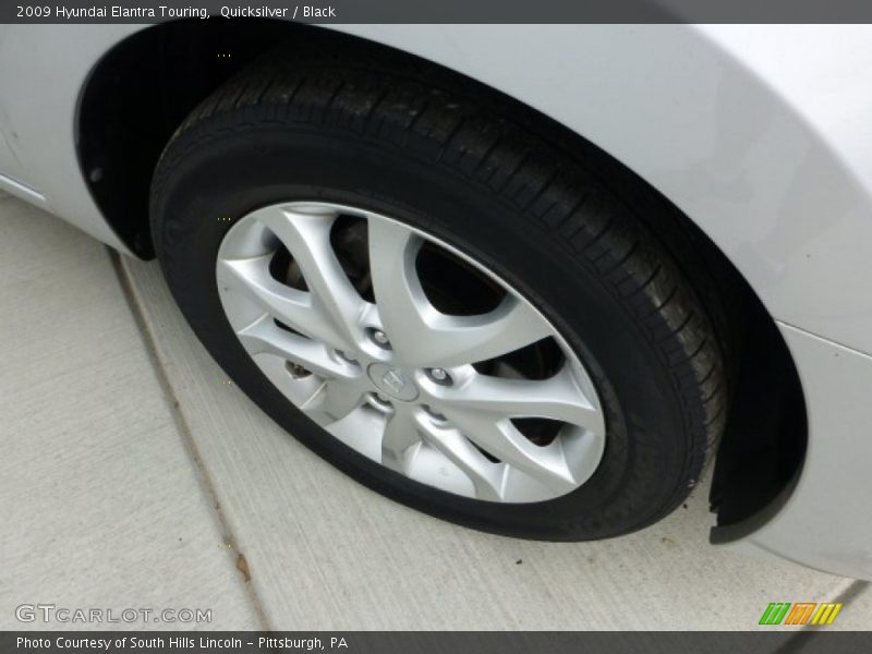 Quicksilver / Black 2009 Hyundai Elantra Touring