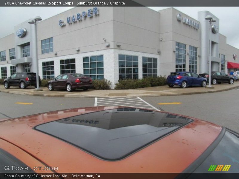 Sunburst Orange / Graphite 2004 Chevrolet Cavalier LS Sport Coupe