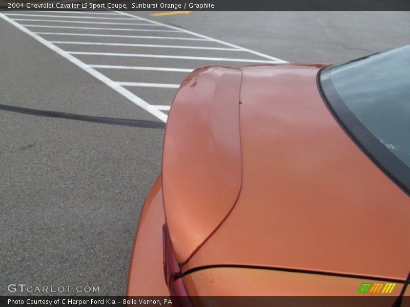 Sunburst Orange / Graphite 2004 Chevrolet Cavalier LS Sport Coupe
