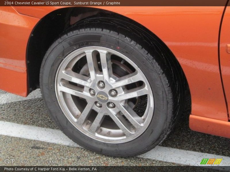 Sunburst Orange / Graphite 2004 Chevrolet Cavalier LS Sport Coupe