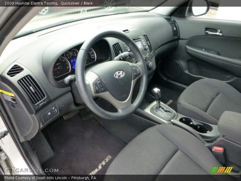 Quicksilver / Black 2009 Hyundai Elantra Touring