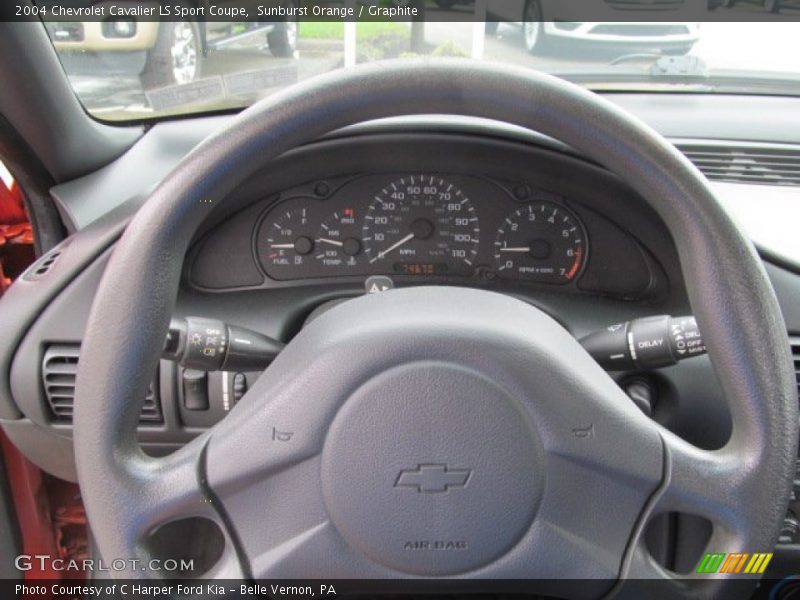 Sunburst Orange / Graphite 2004 Chevrolet Cavalier LS Sport Coupe