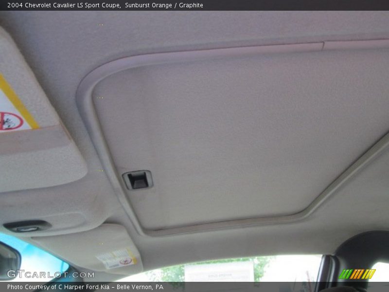 Sunburst Orange / Graphite 2004 Chevrolet Cavalier LS Sport Coupe