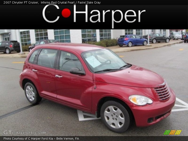 Inferno Red Crystal Pearl / Pastel Slate Gray 2007 Chrysler PT Cruiser