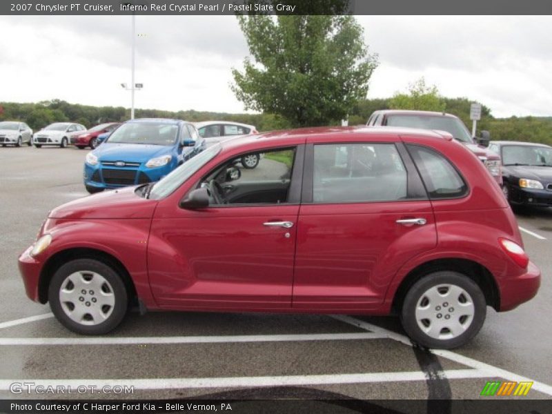 Inferno Red Crystal Pearl / Pastel Slate Gray 2007 Chrysler PT Cruiser