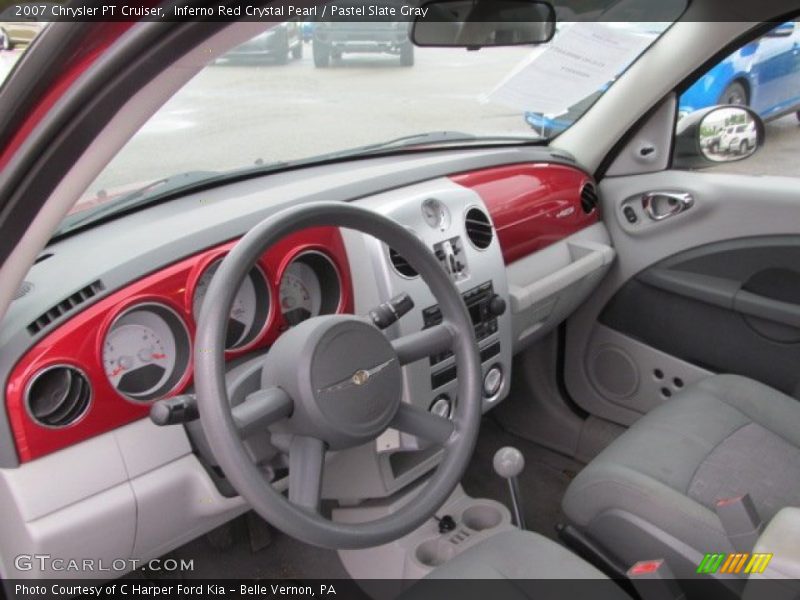 Inferno Red Crystal Pearl / Pastel Slate Gray 2007 Chrysler PT Cruiser