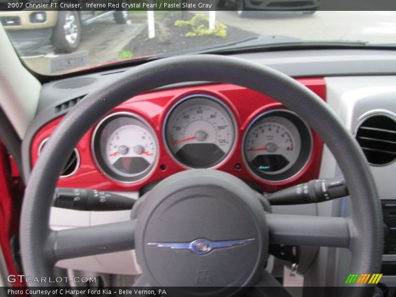 Inferno Red Crystal Pearl / Pastel Slate Gray 2007 Chrysler PT Cruiser