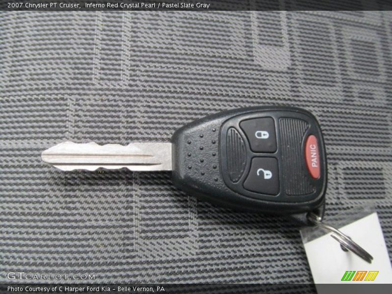 Inferno Red Crystal Pearl / Pastel Slate Gray 2007 Chrysler PT Cruiser