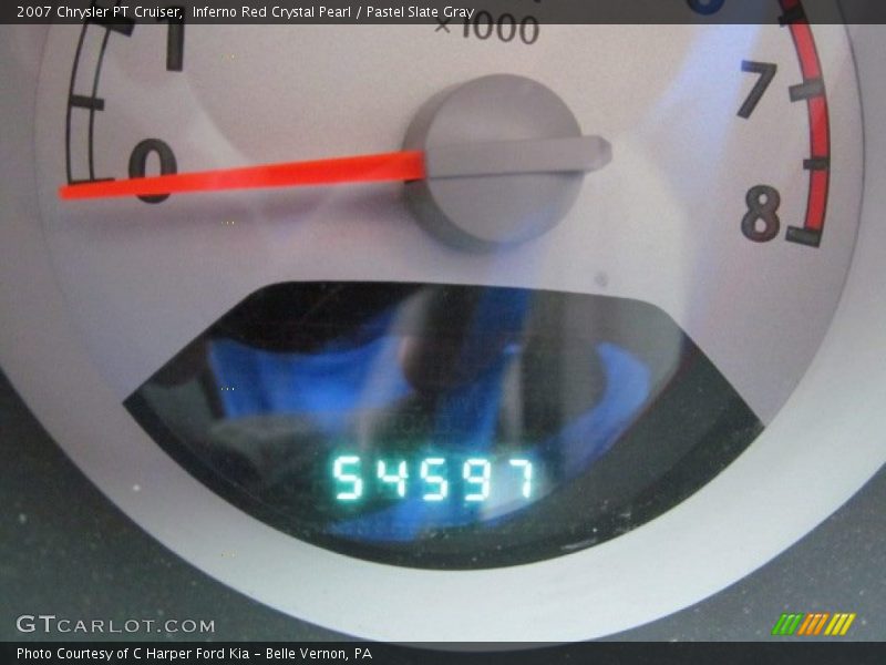 Inferno Red Crystal Pearl / Pastel Slate Gray 2007 Chrysler PT Cruiser