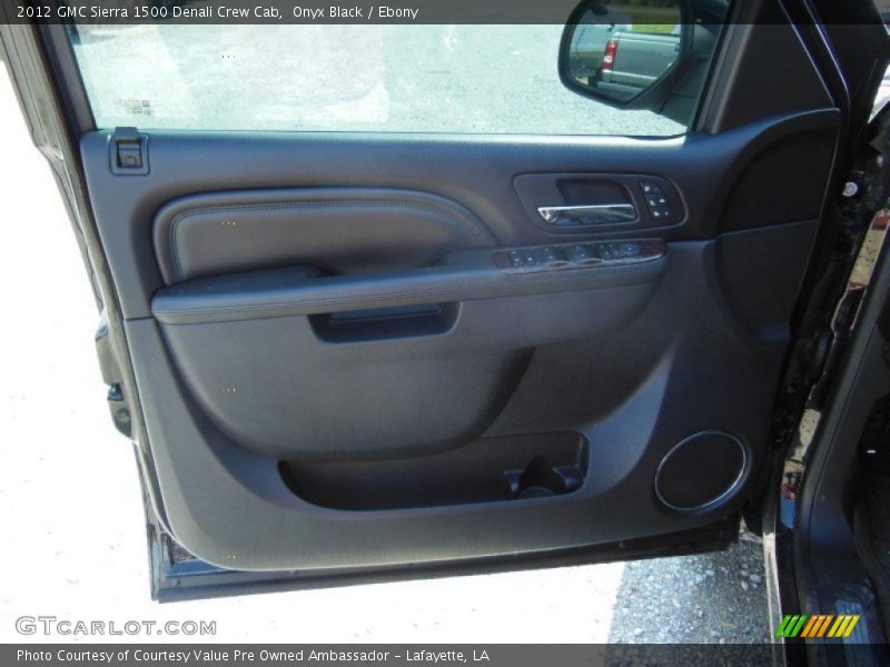 Onyx Black / Ebony 2012 GMC Sierra 1500 Denali Crew Cab