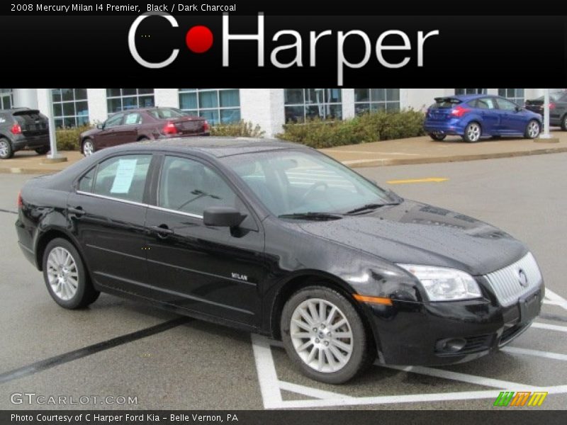Black / Dark Charcoal 2008 Mercury Milan I4 Premier