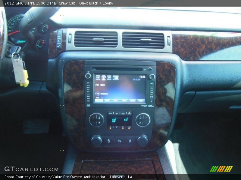 Onyx Black / Ebony 2012 GMC Sierra 1500 Denali Crew Cab