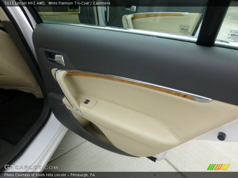 White Platinum Tri-Coat / Cashmere 2011 Lincoln MKZ AWD