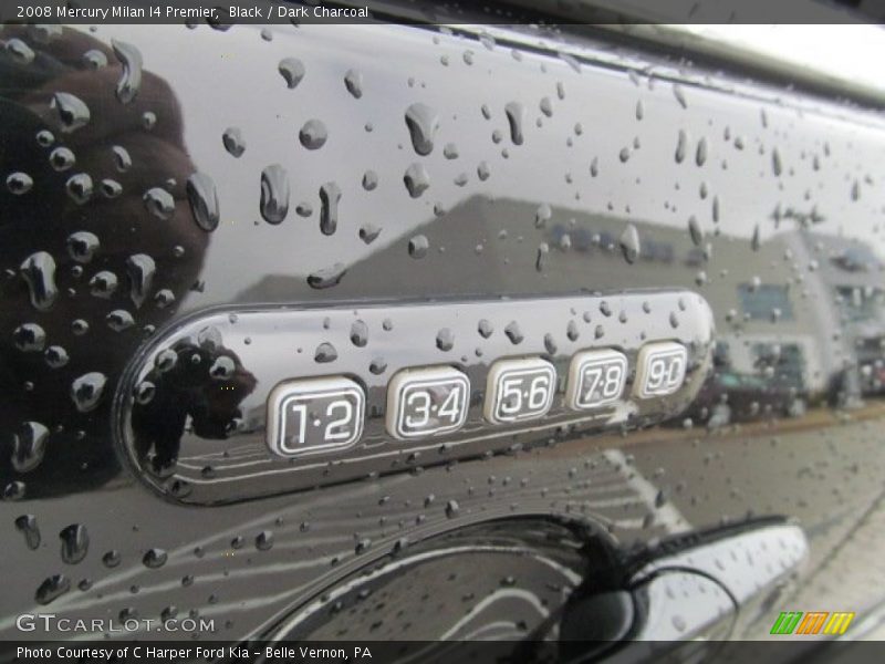 Black / Dark Charcoal 2008 Mercury Milan I4 Premier