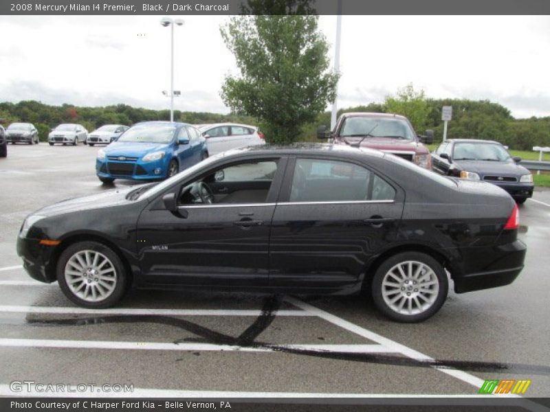 Black / Dark Charcoal 2008 Mercury Milan I4 Premier
