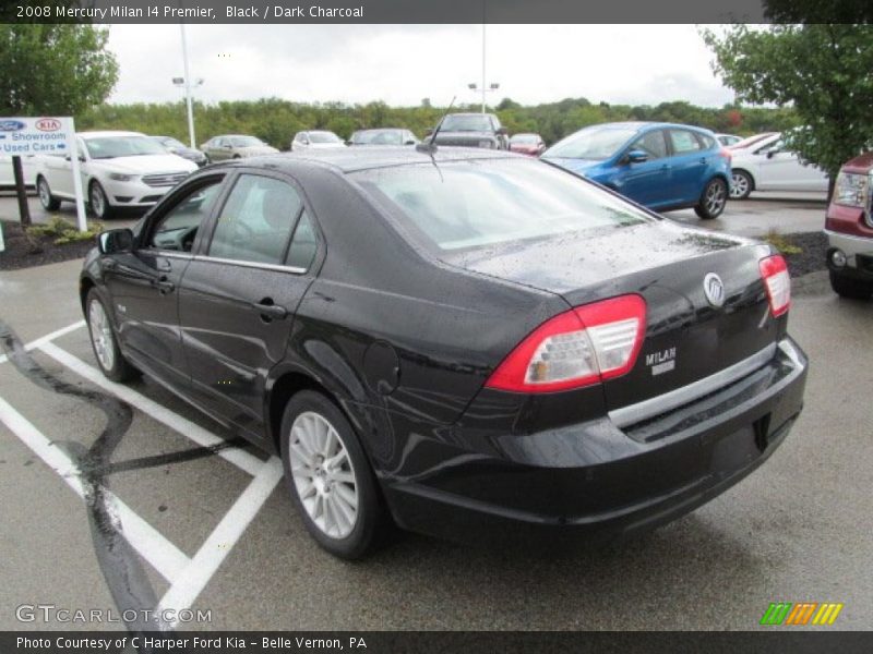 Black / Dark Charcoal 2008 Mercury Milan I4 Premier