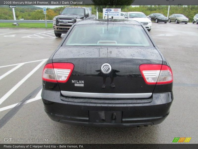 Black / Dark Charcoal 2008 Mercury Milan I4 Premier