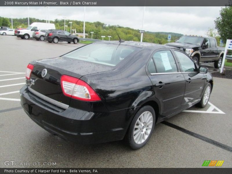Black / Dark Charcoal 2008 Mercury Milan I4 Premier