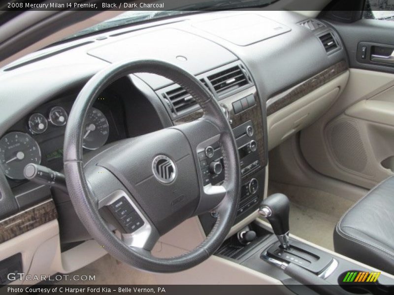 Black / Dark Charcoal 2008 Mercury Milan I4 Premier