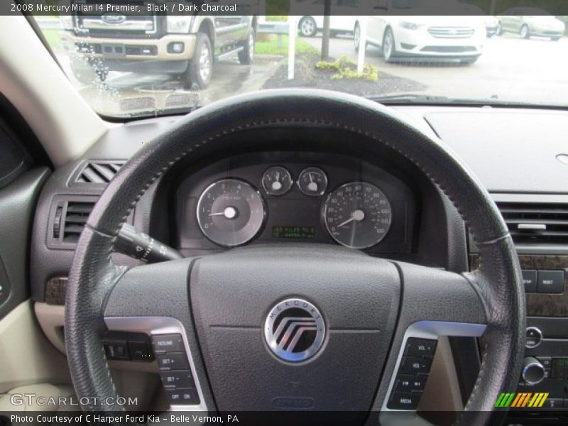 Black / Dark Charcoal 2008 Mercury Milan I4 Premier