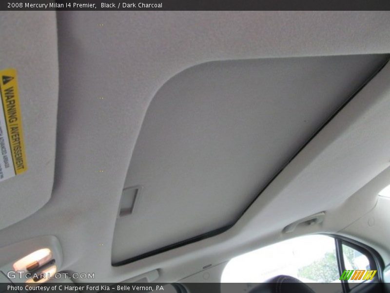 Black / Dark Charcoal 2008 Mercury Milan I4 Premier