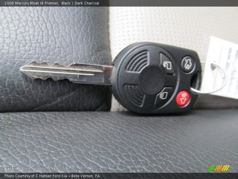 Black / Dark Charcoal 2008 Mercury Milan I4 Premier