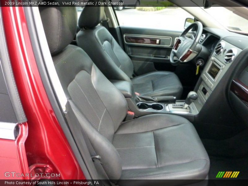 Vivid Red Metallic / Dark Charcoal 2009 Lincoln MKZ AWD Sedan
