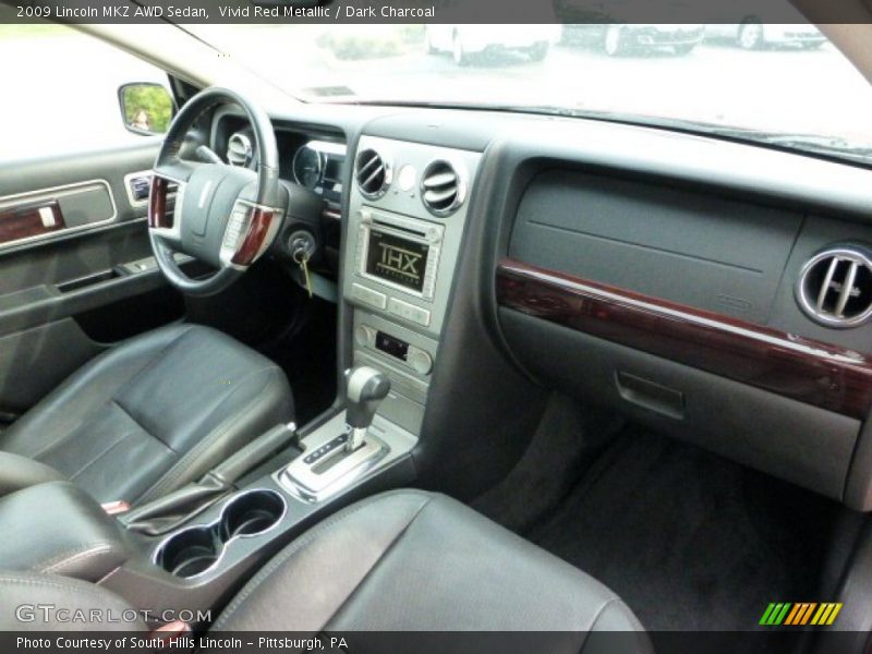 Vivid Red Metallic / Dark Charcoal 2009 Lincoln MKZ AWD Sedan